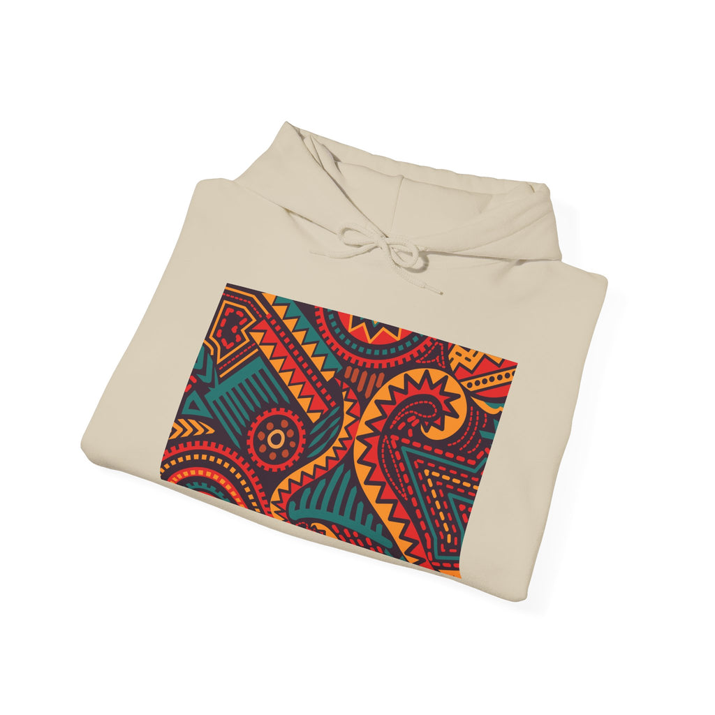 Paisley Pattern Hoodie — Colorful Boho Graphic Pullover