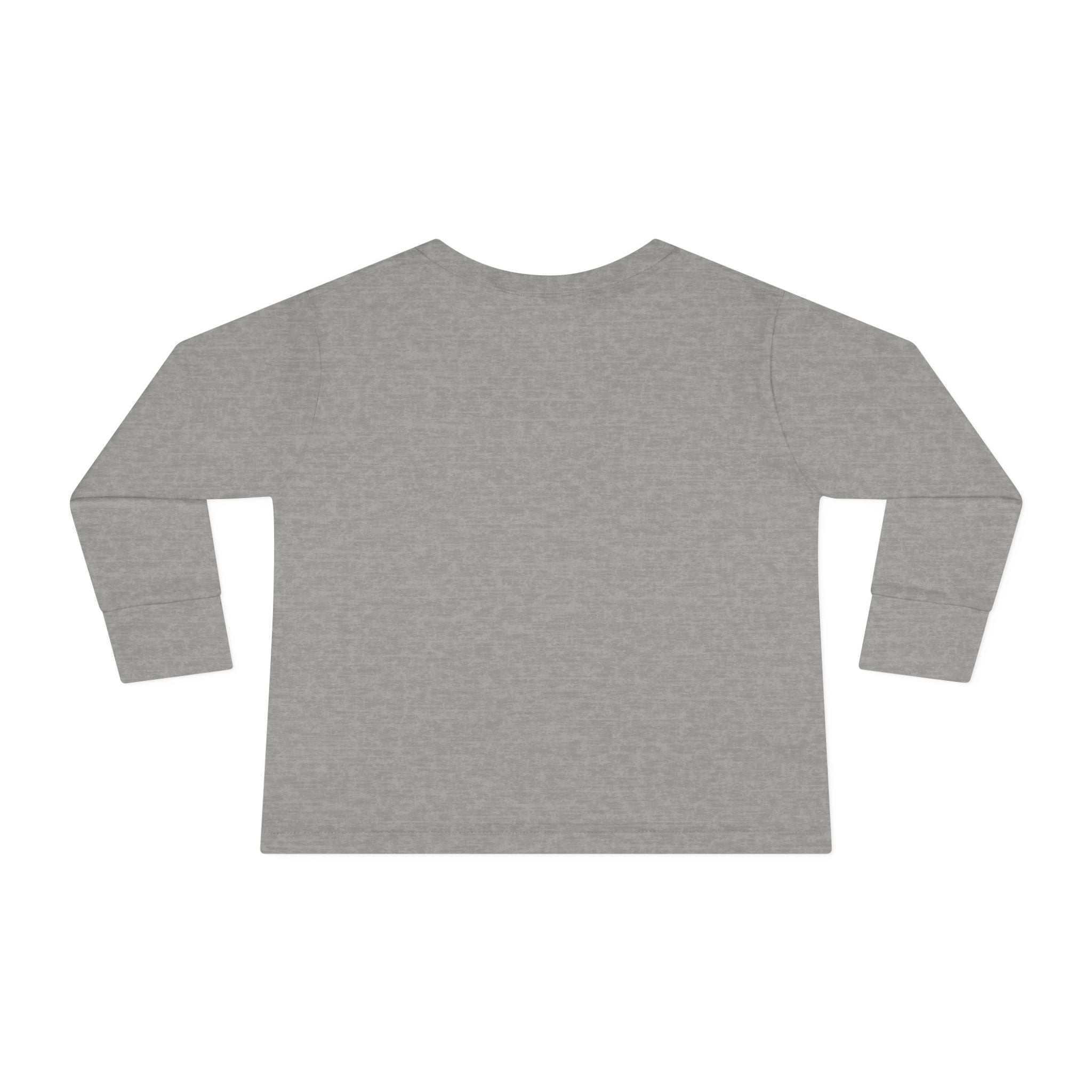 Cute Scottish Girl Toddler Long Sleeve Tee — Brave Princess Kilt Design