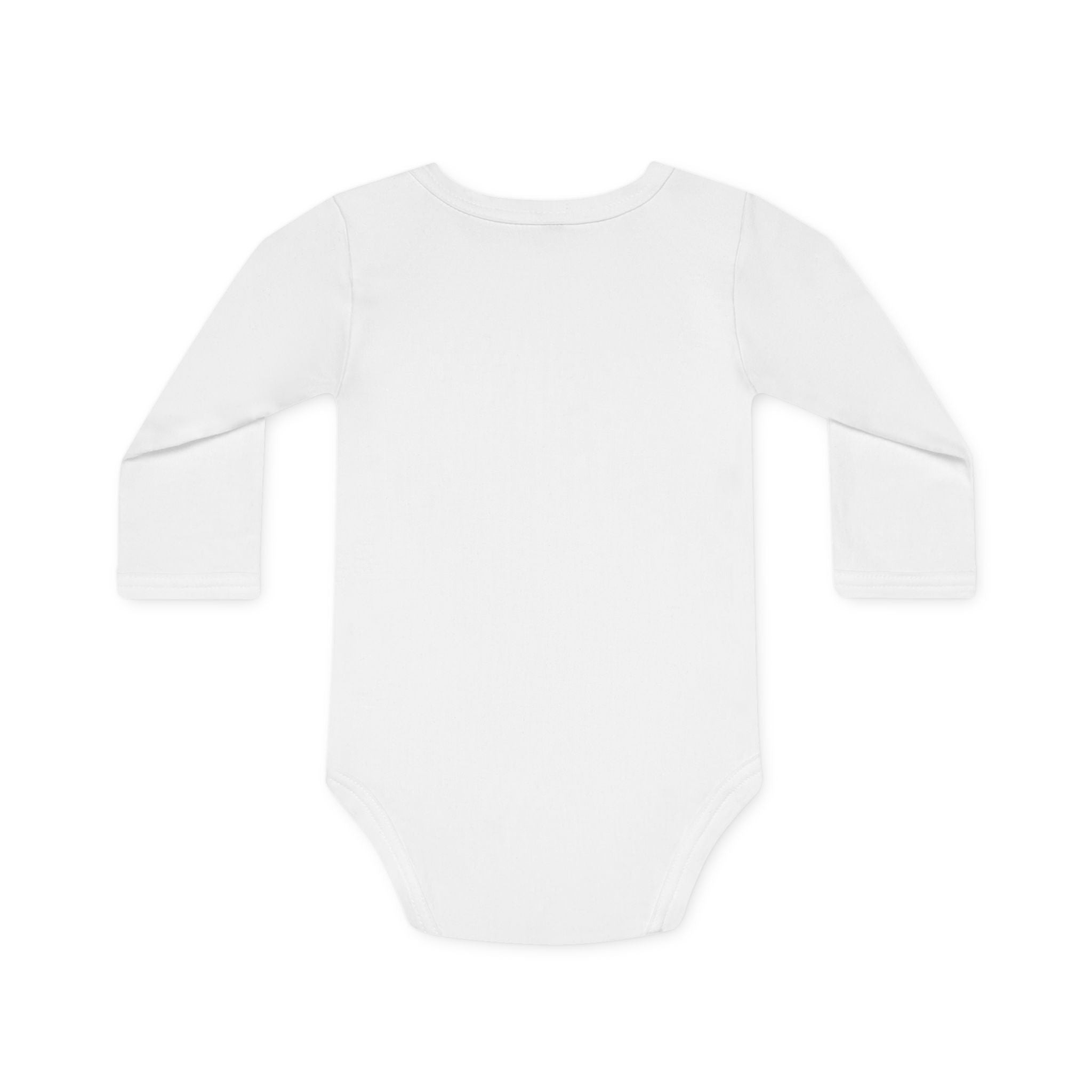 Baby Bodysuit — Retro Tandem Bike Bears Graphic Long-Sleeve Organic Onesie