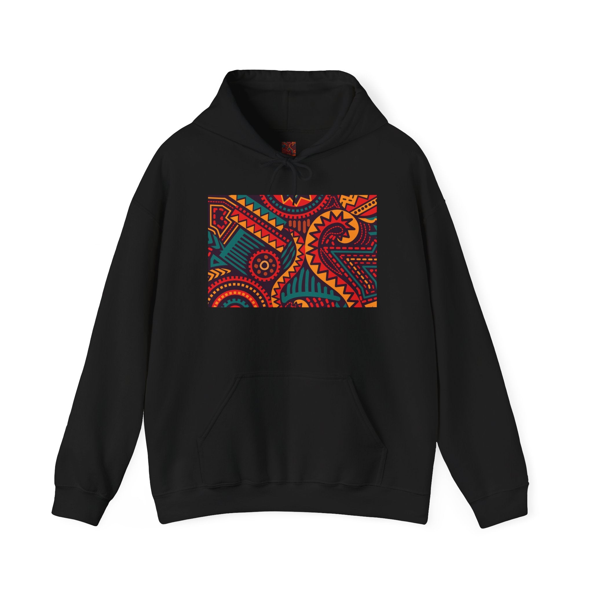 Paisley Pattern Hoodie — Colorful Boho Graphic Pullover