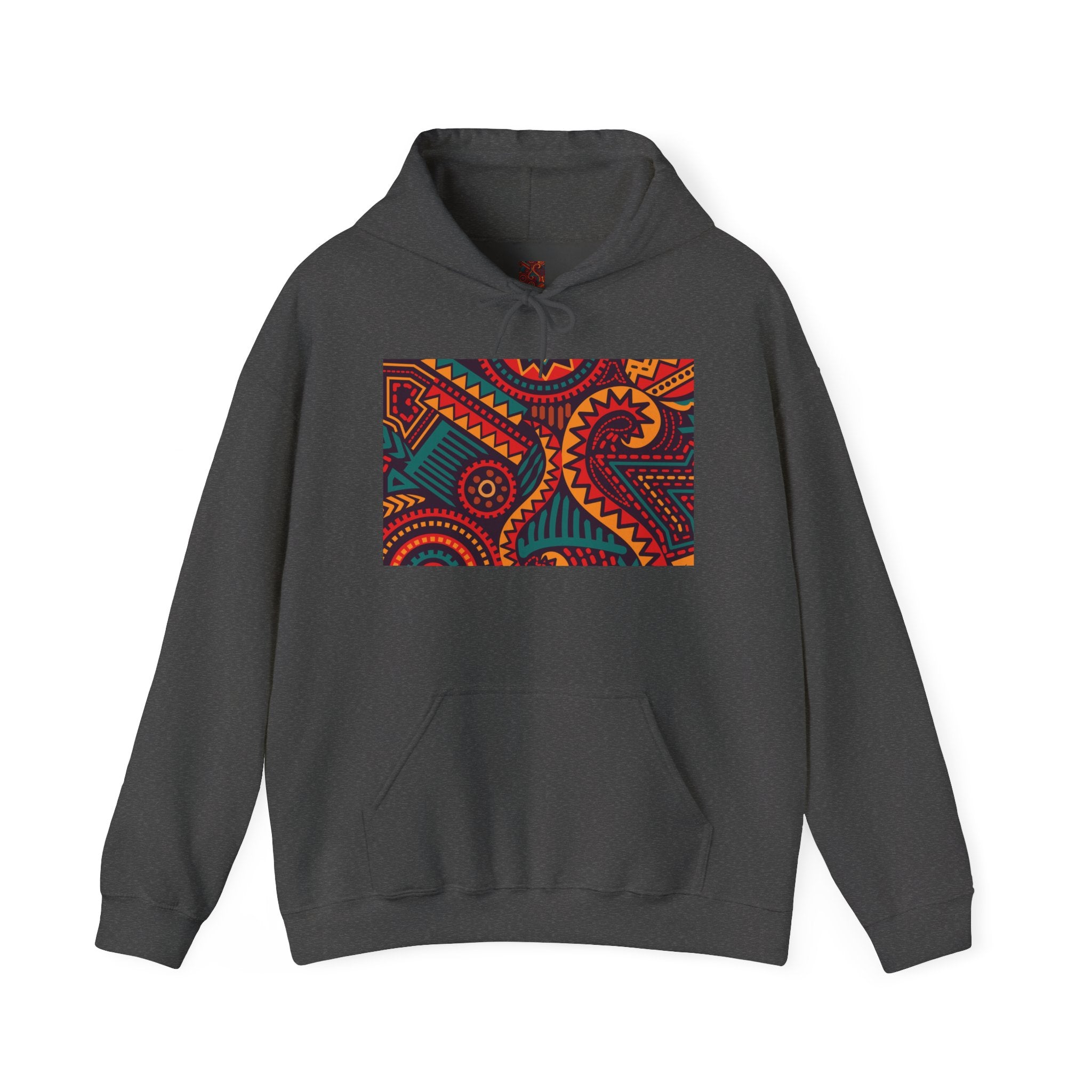 Paisley Pattern Hoodie — Colorful Boho Graphic Pullover
