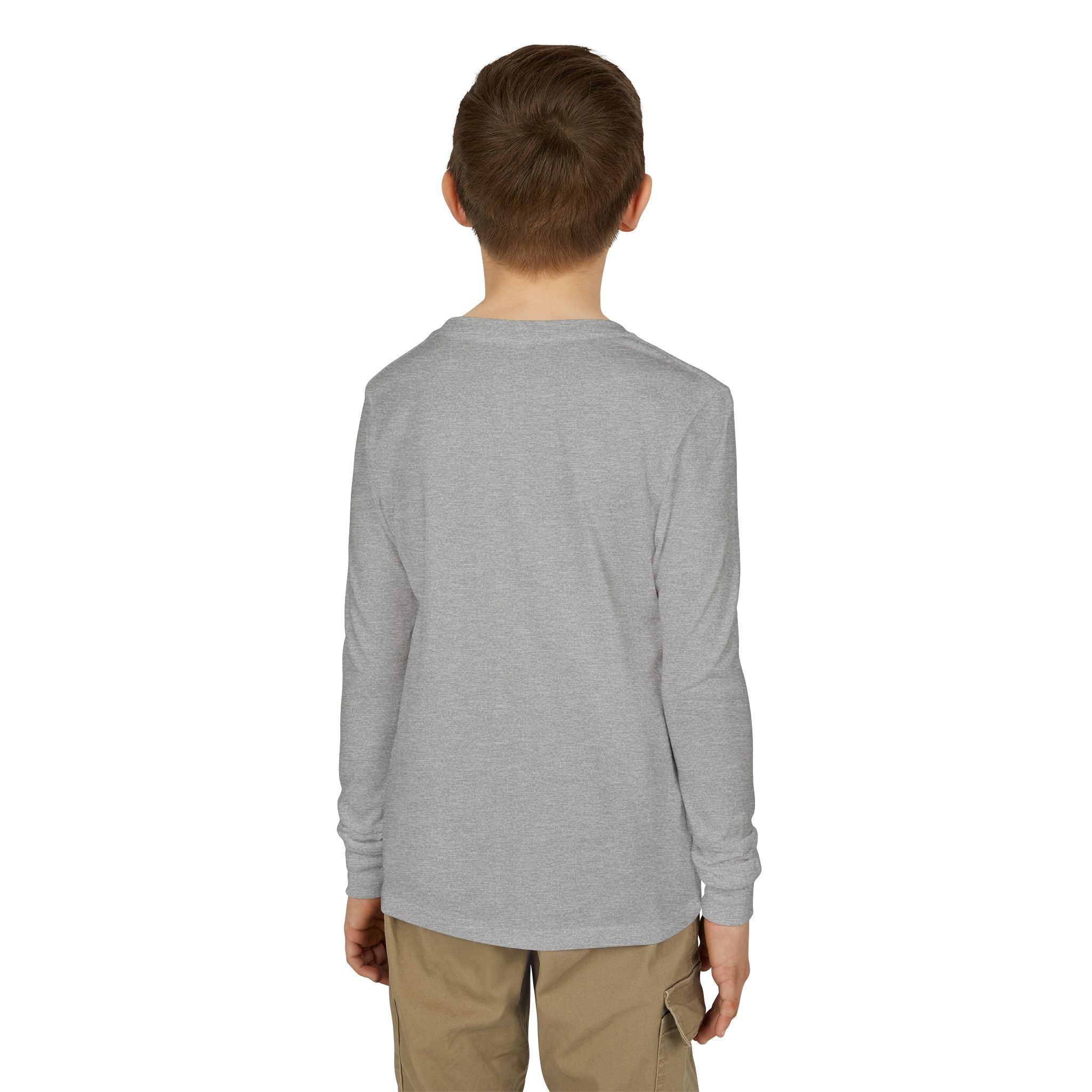 Youth Long Sleeve Tee — "Game Over" Retro Graphic