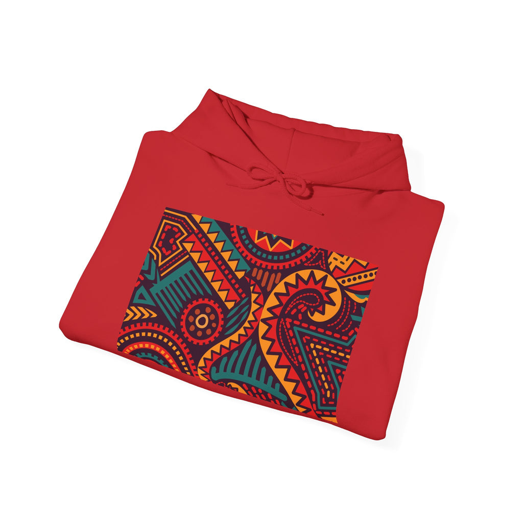Paisley Pattern Hoodie — Colorful Boho Graphic Pullover