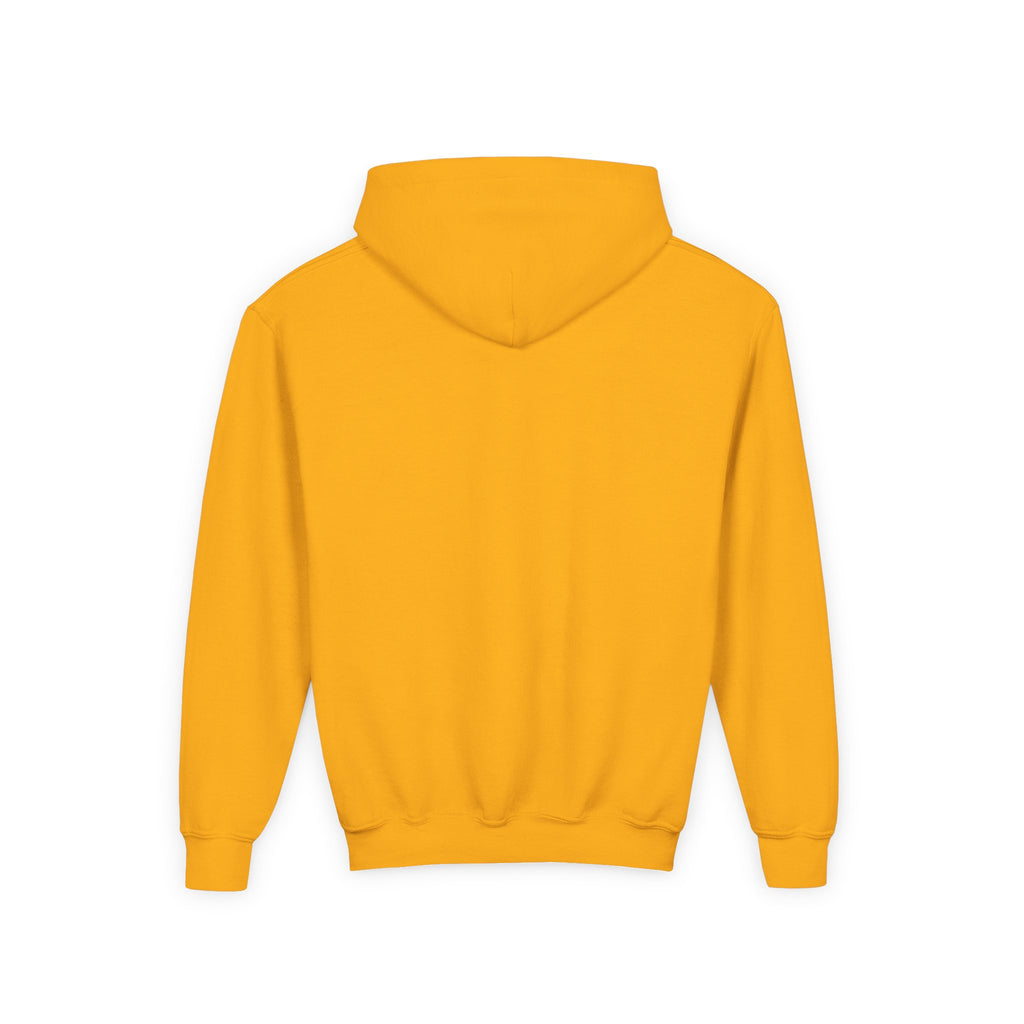 Dala Horse Youth Hoodie — Scandinavian Red Folk Art Kids Sweatshirt
