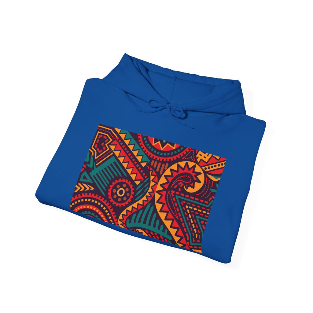 Paisley Pattern Hoodie — Colorful Boho Graphic Pullover