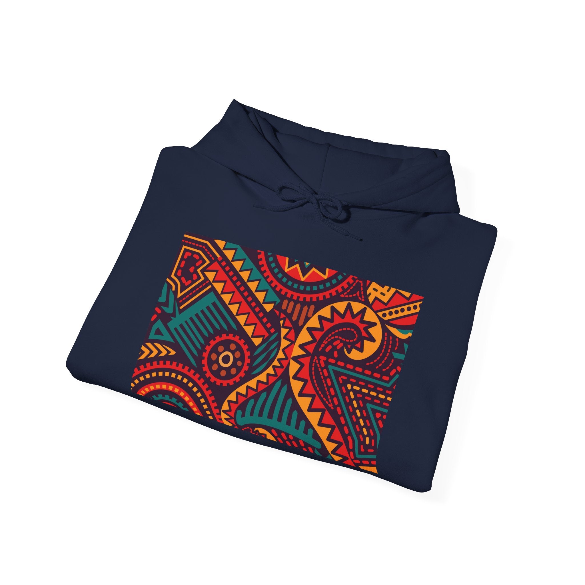 Paisley Pattern Hoodie — Colorful Boho Graphic Pullover