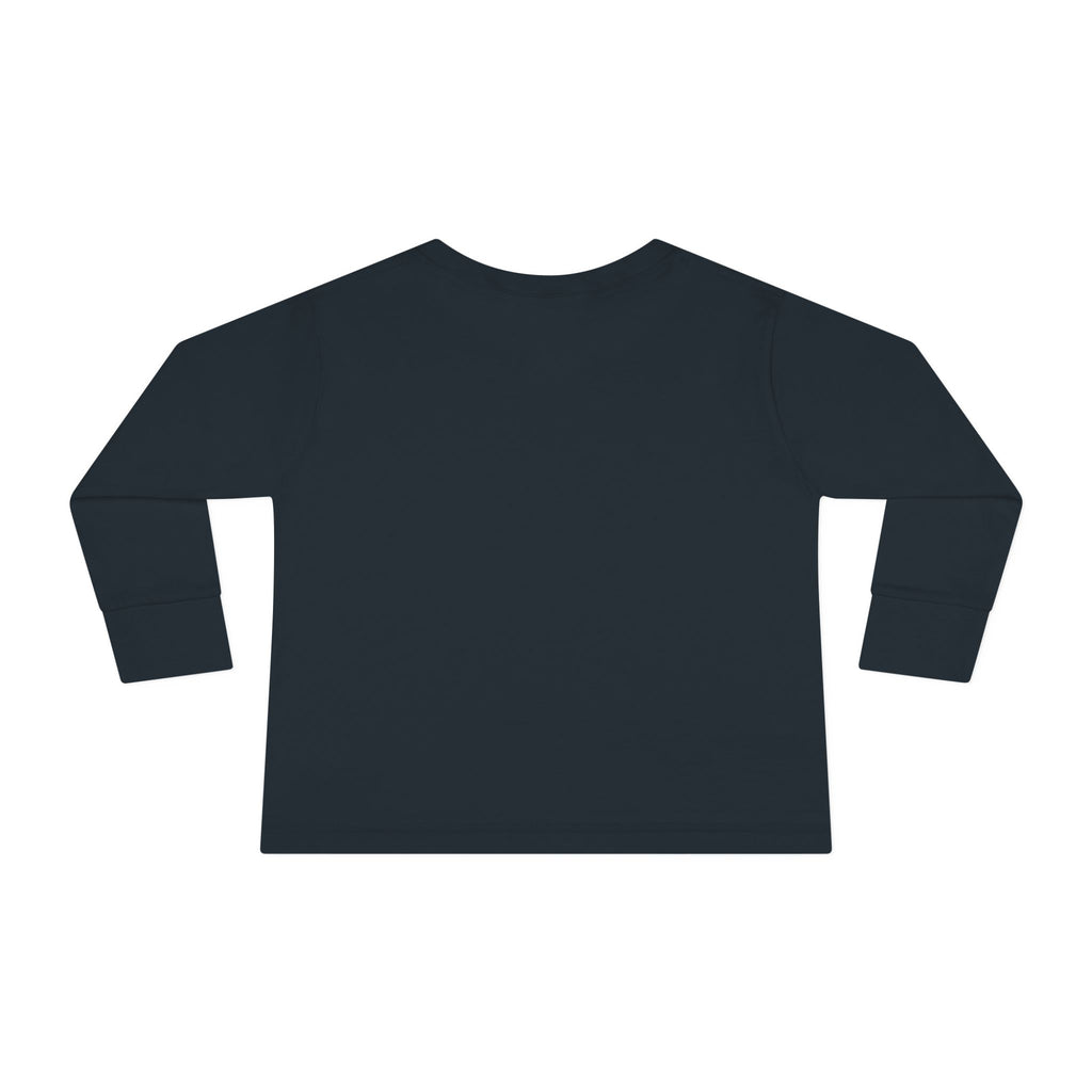 Cute Scottish Girl Toddler Long Sleeve Tee — Brave Princess Kilt Design