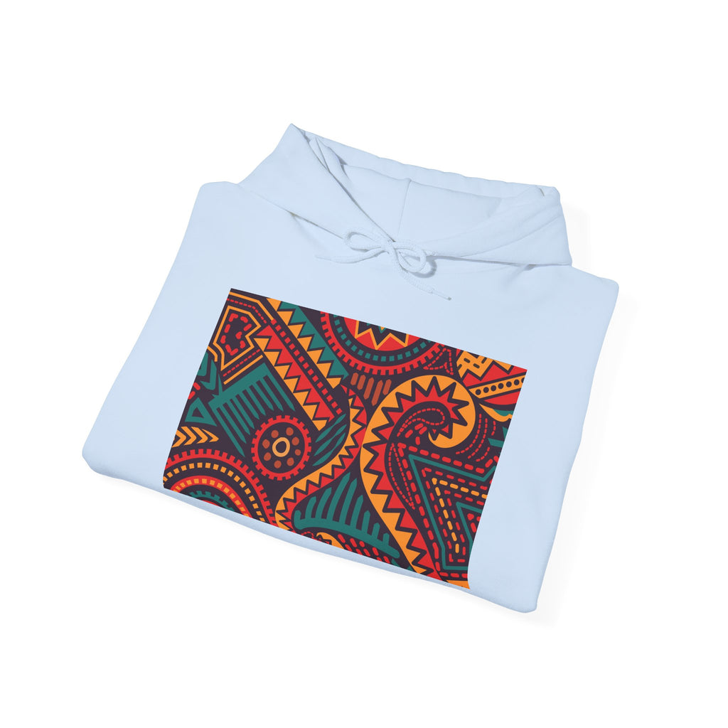 Paisley Pattern Hoodie — Colorful Boho Graphic Pullover