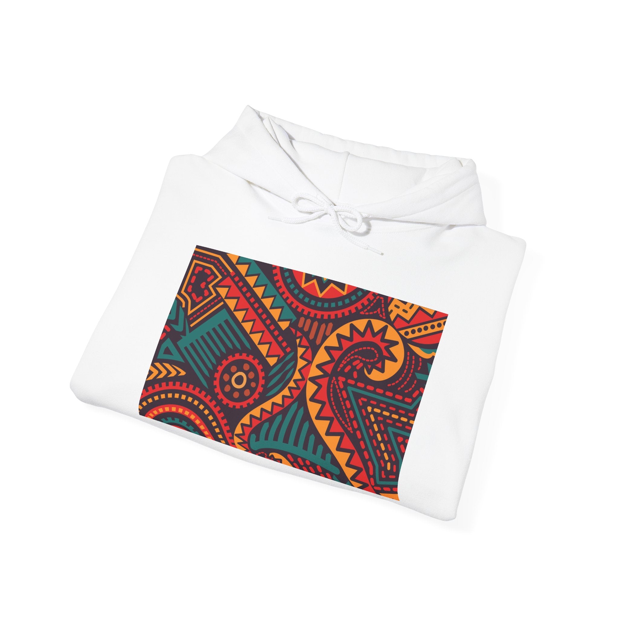 Paisley Pattern Hoodie — Colorful Boho Graphic Pullover