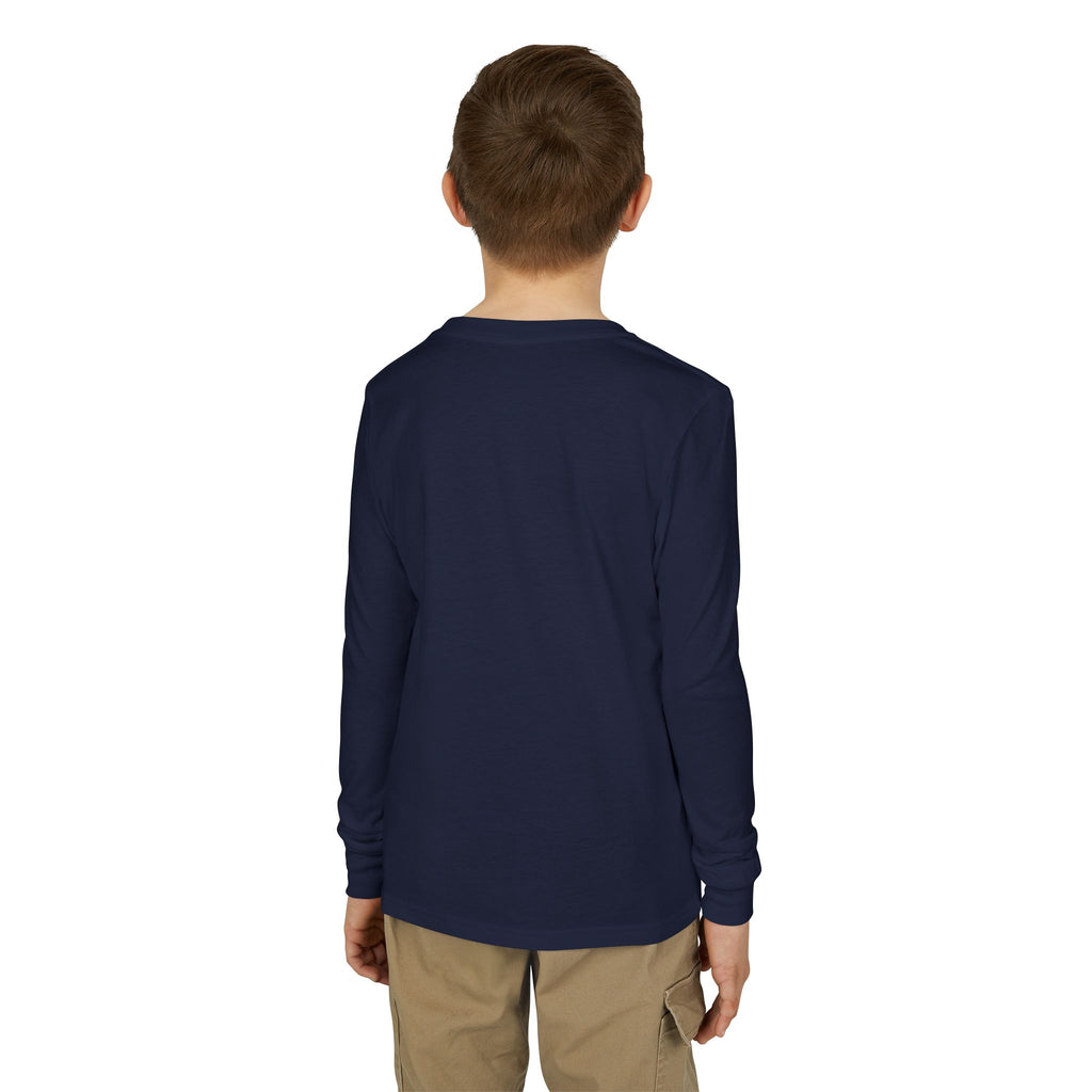 Youth Long Sleeve Tee — "Game Over" Retro Graphic
