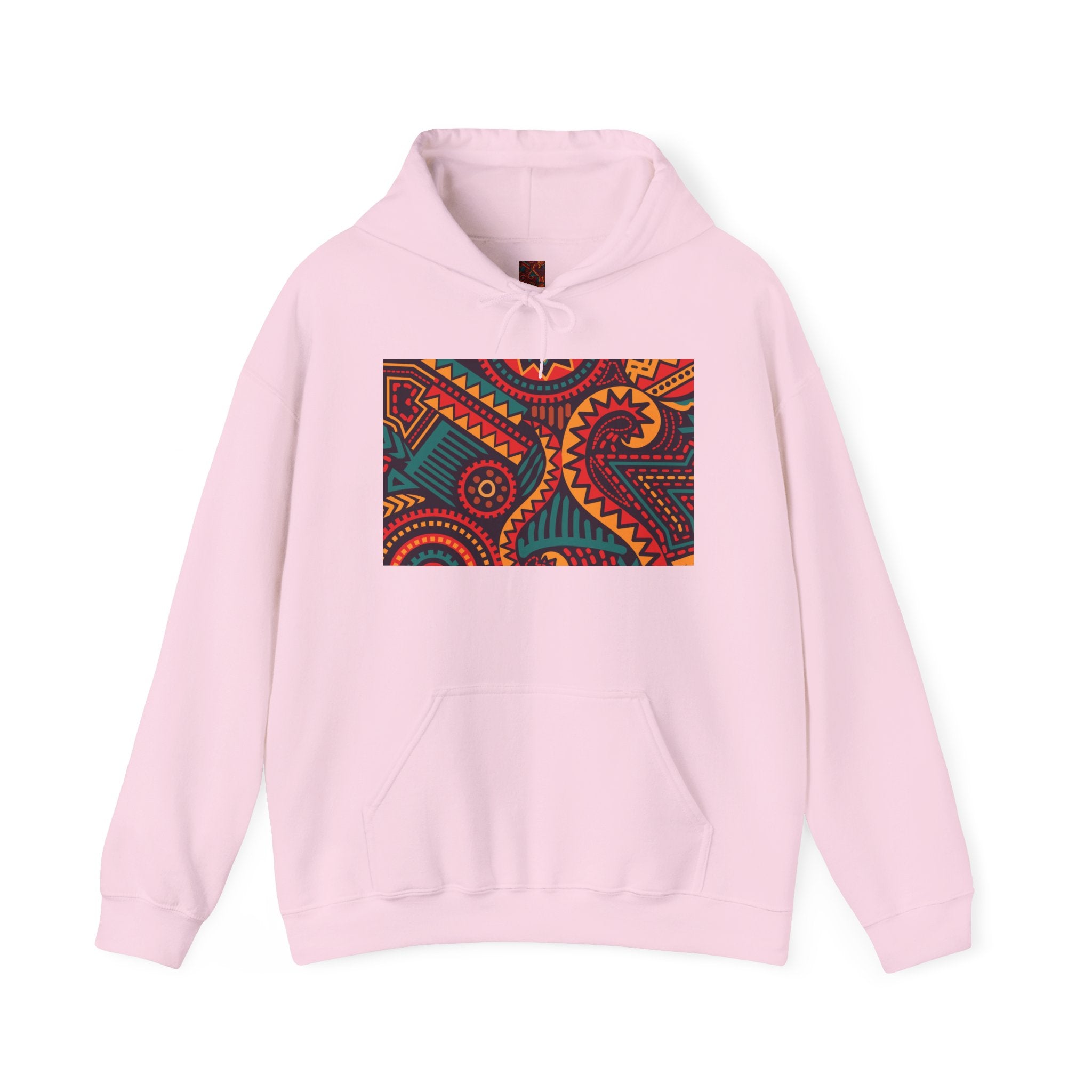 Paisley Pattern Hoodie — Colorful Boho Graphic Pullover