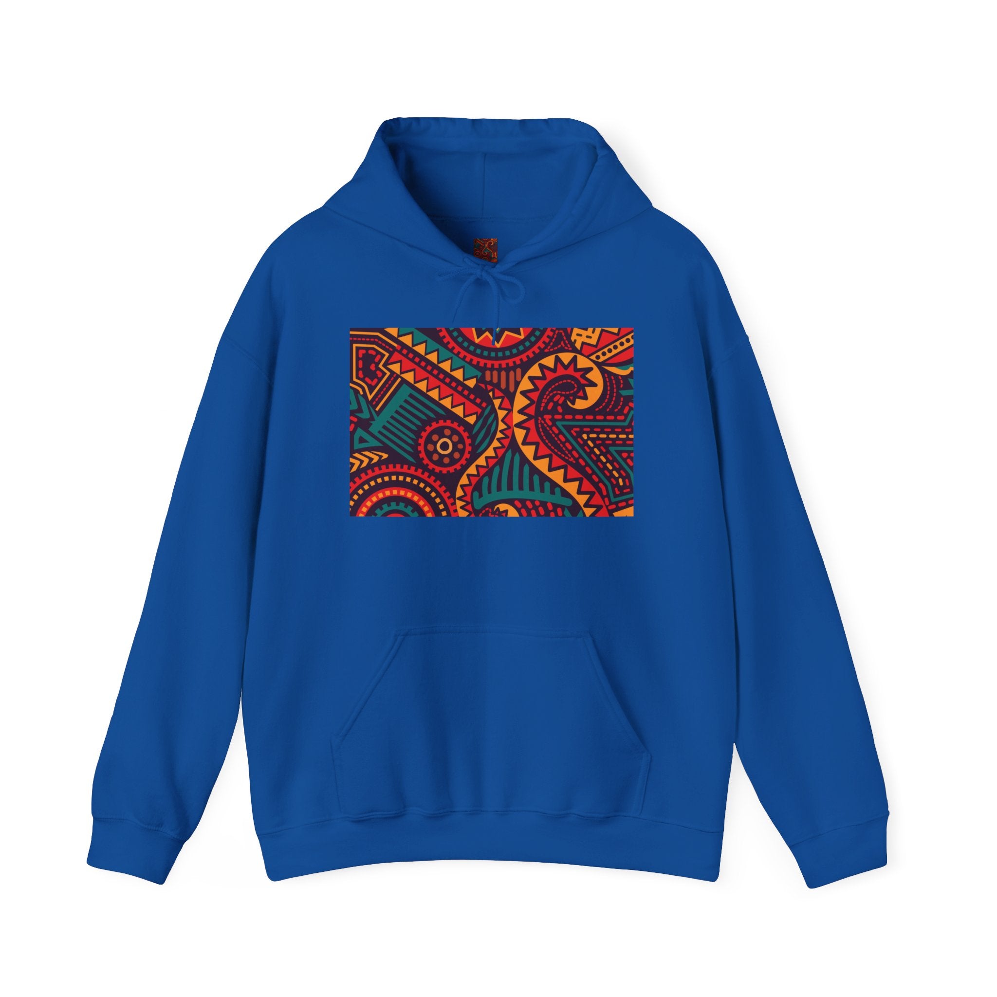 Paisley Pattern Hoodie — Colorful Boho Graphic Pullover