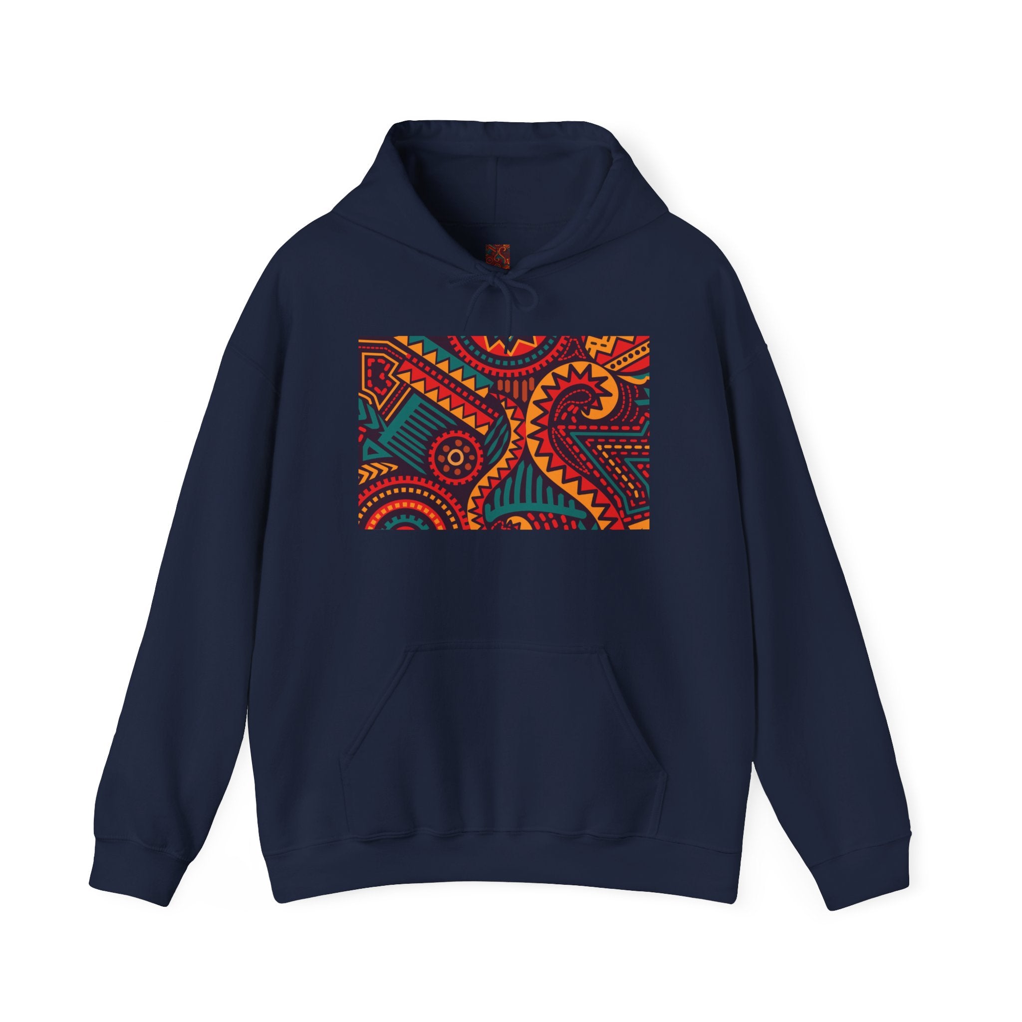 Paisley Pattern Hoodie — Colorful Boho Graphic Pullover